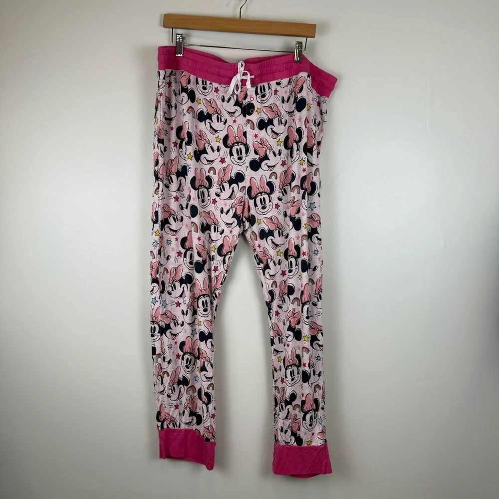 Little Sleepies Disney Minnie Lunaluxe Bamboo Pajama Pants Women's Size 3XL - Picture 1 of 6